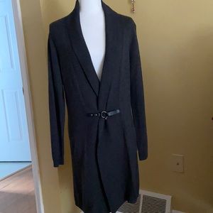 Gray wool blend sweater